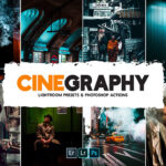 100 پریست لایت روم سینمایی 2021 و کمرا راو و اکشن فتوشاپ Cinegraphy Presets Actions