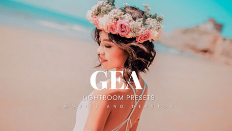 20 پریست لایت روم رنگی حرفه ای پرتره Gea Lightroom Presets