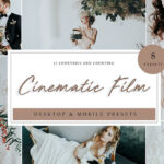 24 پریست لایت روم عروسی تم سینمایی Lightroom Presets Cinematic Film