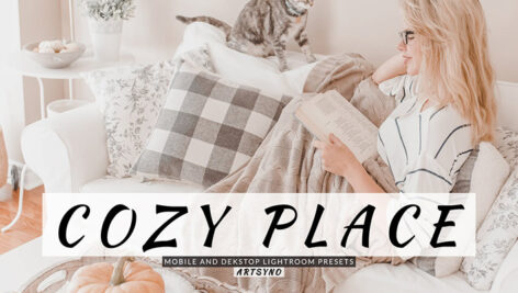 20 پریست لایت روم پرتره حرفه ای Cozy Place Lightroom Presets