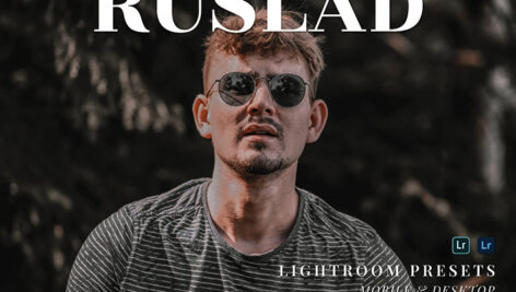 20 پریست لایت روم پرتره حرفه ای Ruslad Lightroom Presets