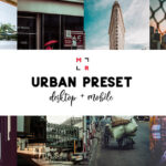 36 پریست لایت روم حرفه ای با غلظت رنگی بالا Urban Lightroom Presets