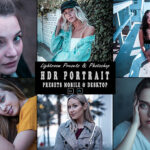 13 پریست لایت روم پرتره افکت HDR و اکشن فتوشاپ HDR Portrait Presets