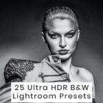 25 پریست لایت روم HDR سیاه و سفید حرفه ای Ultra HDR B&W Lightroom Presets