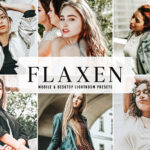 40 پریست لایت روم پرتره سینمایی و پریست کمرا راو و اکشن فتوشاپ تم کتانی Flaxen Lightroom Presets