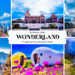 30 پریست لایت روم 2022 تم سرزمین عجایب Wonderland Lightroom Presets