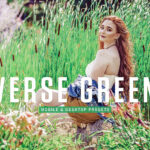 40 پریست لایت روم پرتره و پریست کمرا راو و اکشن فتوشاپ تم سبز Verse Green Lightroom Presets