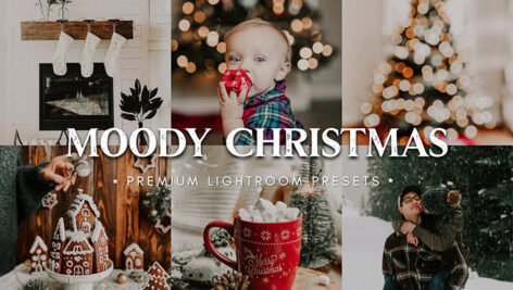 61 پریست لایت روم 2022 جشن کریسمس Moody Warm Christmas Lightroom Presets
