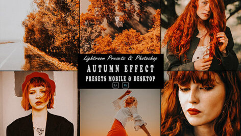 9 پریست لایت روم فصل پاییز و اکشن فتوشاپ Autumn Photoshop Action Lightrom Presets