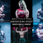 9 پریست لایت روم و اکشن فتوشاپ ورزش بدنسازی BODYBUILDING Photoshop Action Lightrom Preset