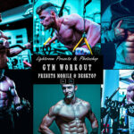 9 پریست لایت روم ورزش بدنسازی و اکشن فتوشاپ Gym Workout Tone Photoshop Action Lightrom