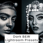 10 پریست لایت روم حرفه ای سیاه و سفید Dark B&W Lightroom Presets