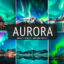 40 پریست لایت روم و پریست کمرا راو و اکشن فتوشاپ طبیعت Aurora Lightroom Presets