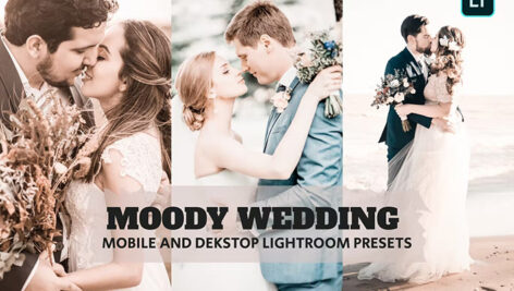 14 پریست لایت روم عروسی 2022 حرفه ای Moody Wedding Lightroom Presets
