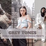 14 پریست لایت روم 2022 حرفه ای تم رنگ طوسی Grey Tones Lightroom Presets