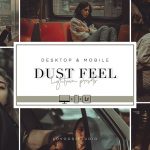 9 پریست لایت روم پرتره 1401 حرفه ای تم تیره DUST FEEL Lightroom Presets