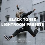 30 پریست لایت روم 2022 فوق حرفه ای تم رنگی تیره BLACK TONES Lightroom Presets