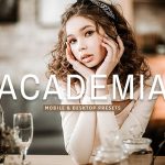 40 پریست لایت روم و پریست کمرا راو و اکشن فتوشاپ تم رنگی دانشگاه Academia Lightroom Presets