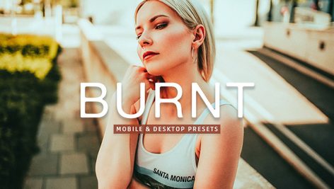 40 پریست لایت روم و پریست کمرا راو و اکشن فتوشاپ تم رنگی سوخته Burnt Lightroom Presets