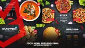 پروژه افتر افکت تبلیغات منوی رستوران Delicious Food Menu Promo Top View