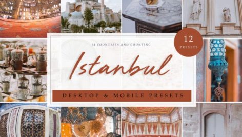 36 پریست لایت روم 2022 حرفه ای تم استانبول Lightroom Presets Istanbul