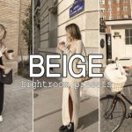 14 پریست لایت روم فوق حرفه ای تم رنگی بژ Beige Lightroom Presets