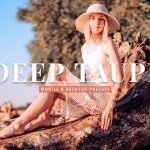 40 پریست لایت روم و پریست کمرا راو و اکشن فتوشاپ پرتره تم گرم Deep Taupe Lightroom Presets