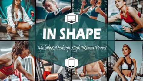 20 پریست لایت روم فوق حرفه ای ورزشی Shape Lightroom Presets