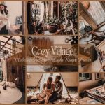 24 پریست لایت روم رنگی فوق حرفه ای تم ویلای آرام Cozy Village Lightroom Presets